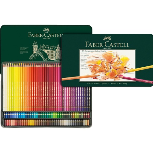  Generic Faber Castell 폴리크로모스 아티스트용 색연필 120개 세트