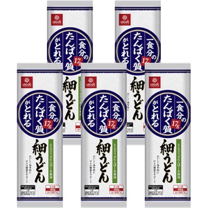 하쿠바쿠 단백질 17g 가는 일본 우동 180g×5봉지