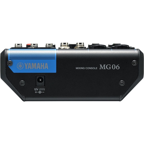  YAMAHA 6채널 믹싱 콘솔 MG06 최대 2Mic / 6Line 입력 마이크 프리앰프 D PRE 탑재