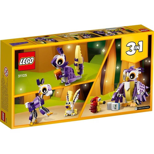  LEGO 크리에이터 신기한 숲 동물들 31125 장난감 블록