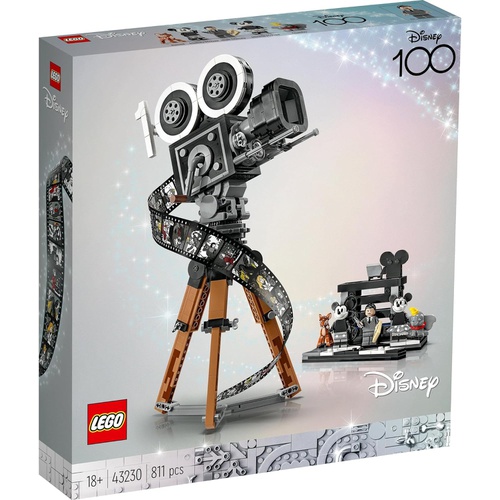  LEGO 디즈니100 트리뷰트 카메라 43230 장난감 블록 