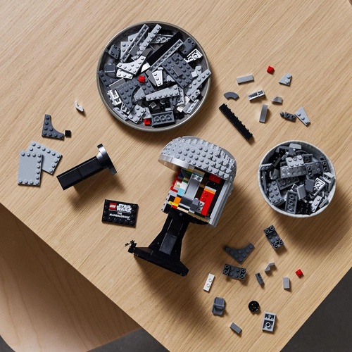  LEGO 스타워즈 만다로리안 헬멧 75328 장난감 블록