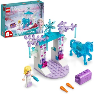 LEGO 디즈니 프린세스 엘사와 노크 얼음 마구간 43209 장난감 블록