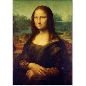 레오나르도 다빈치 모나리자 A2 사이즈 인테리어 포스터 그림