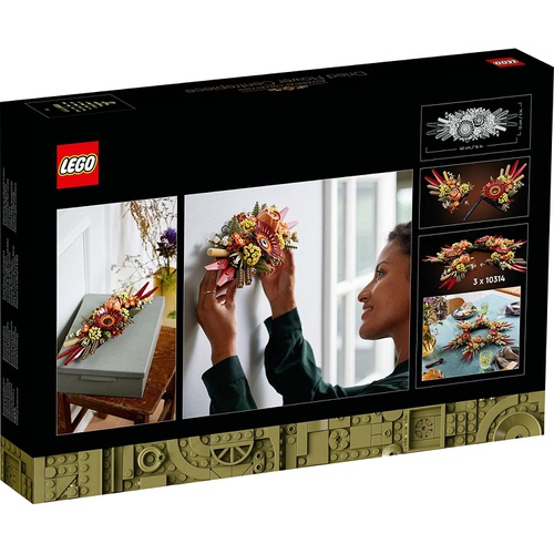  LEGO 아이콘 드라이 플라워 10314 장난감 블록 선물 꽃 플라워 인테리어