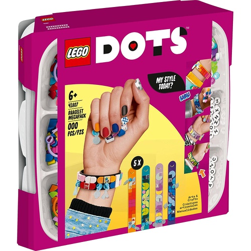  LEGO 도트 팔찌 디자이너 멀티팩 41807 장난감 블록