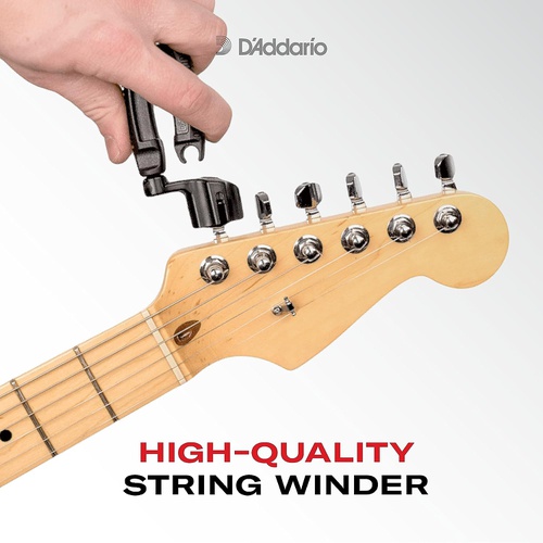  DAdario 스트링와인더 기타용 핀플러 니퍼 기능 탑재 Pro Winder DP0002