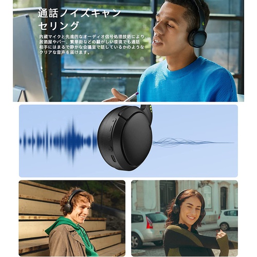  Edifier WH500 무선 온 이어 헤드폰 Bluetooth 5.2 노이즈 리덕션 85dB 음량 제한