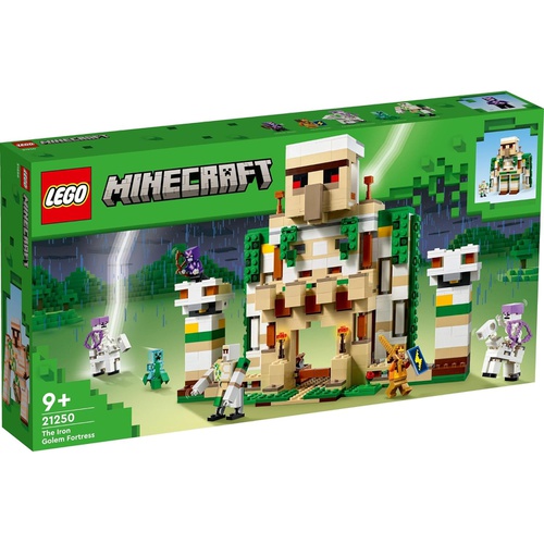  LEGO 마인크래프트 아이언골렘 요새 21250 장난감 블록 
