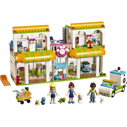  LEGO 프렌즈 하트레이크시티 펫센터 41345 조립키트 474pcs 블록 장난감