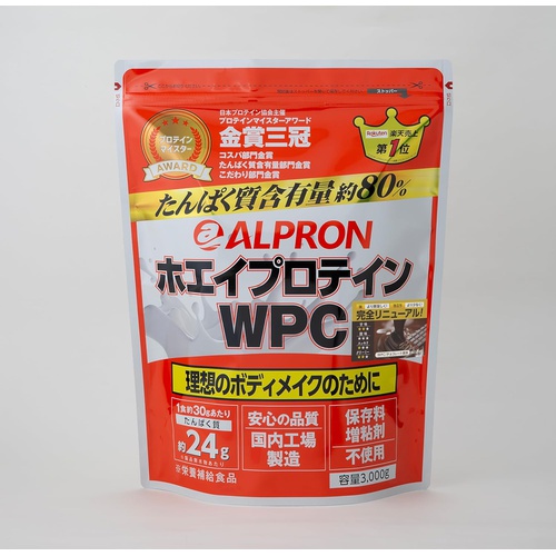  ALPRON 웨이프로틴 3kg 초코맛 프로틴 단백질 멀티비타민 