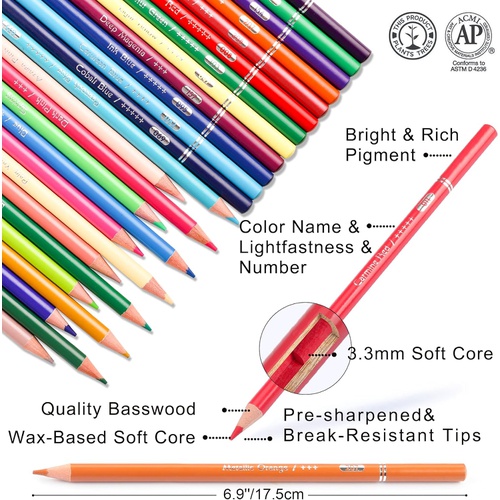  HIFORNY 80색 색연필 세트 성인용 스케치북 포함 색칠놀이