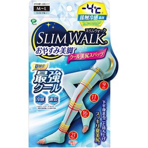 SLIM WALK Cool Compression Open toe Socks for Night Tight 압박 스타킹