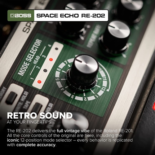  BOSS RE 202 Space Echo 딜레이 리버브 기타 이펙터