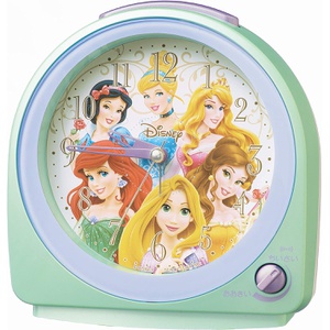 Seiko Clock HOME 디즈니 프린세스 탁상시계 FD989M