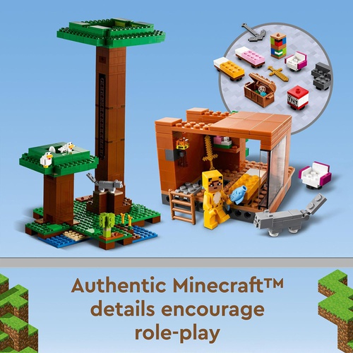  LEGO 마인크래프트 트리하우스 21174 장난감 블록 