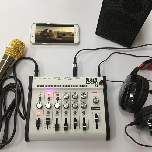  Maker hartLoop Mixer 8 오디오 입력 지원 스테레오 8입력 2출력 음성 믹서