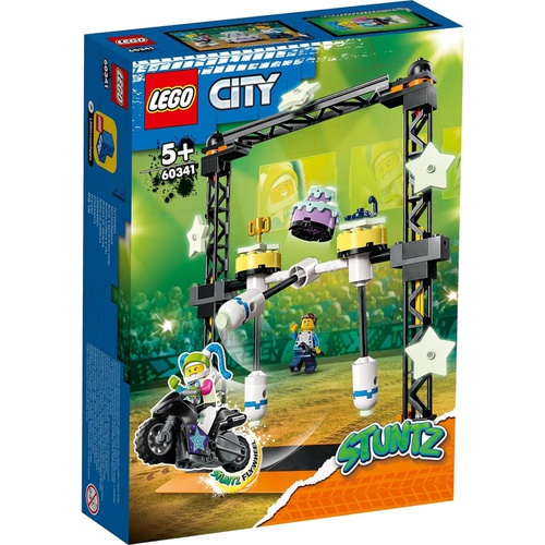  LEGO 시티 녹다운 스턴트 챌린지 60341 장난감 블록 