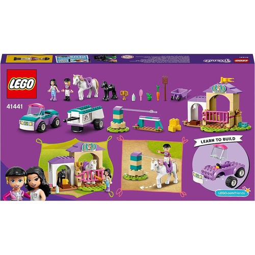  LEGO 프렌즈 승마와 호스 트레일러 41441 블록 장난감