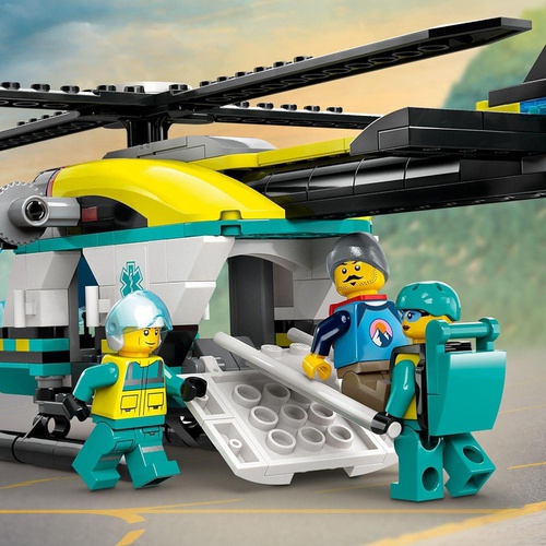  LEGO 시티 구급 구조 헬리콥터 장난감 완구 60405