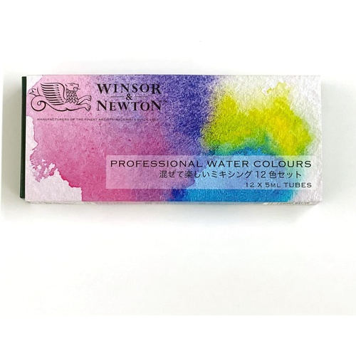  Winsor & Newton 수채화 물감 프로페셔널 믹싱 12색 5ml