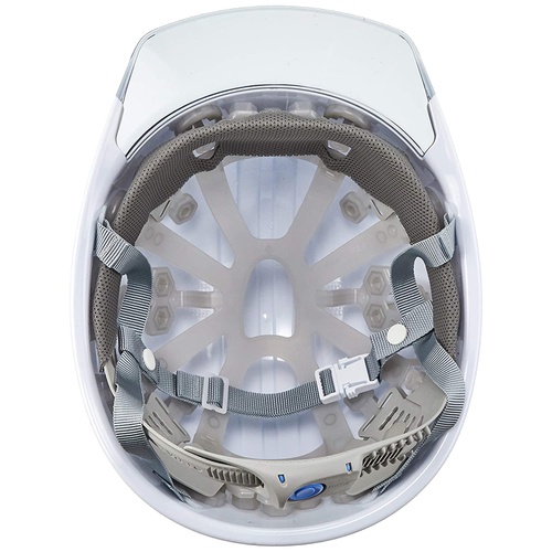  타니사와 제작소 에어라이트 탑재 헬멧 PC제 투명 차양형 안전모 161JZVV2W3J