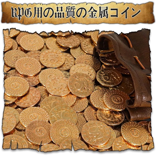  Byhoo 동전 장난감 50개 RPG용 금화 DND 테이블 게임 코인