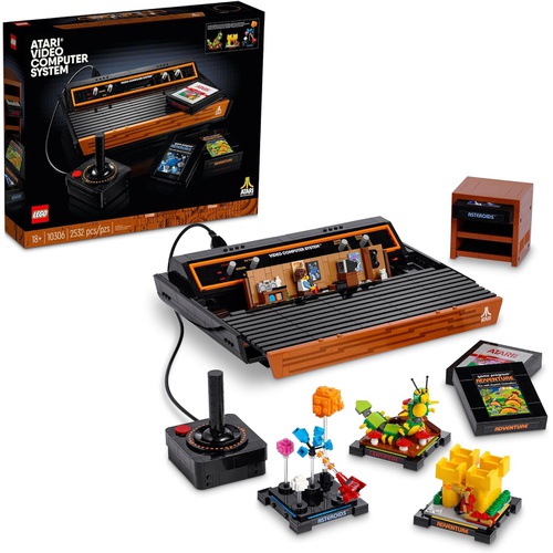  LEGO Atari 2600 조립 세트 10306 레트로 비디오 콘솔과 게임 