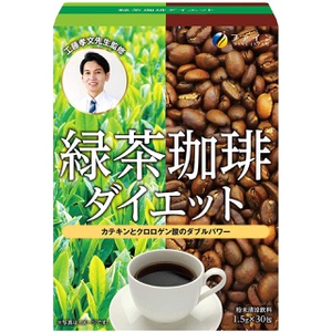 FINE JAPAN 카테킨 녹차 커피 30포입 폴리페놀 클로로겐산 