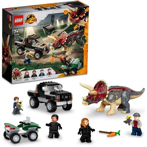 LEGO 쥬라기 월드 트리케라톱스 트럭 습격 76950 장난감 블록