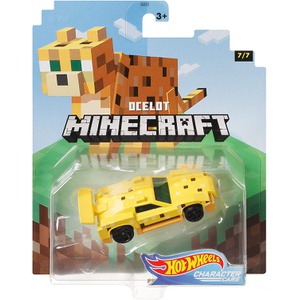 Hot Wheels 2020 Minecraft Gaming 1/64 Character Cars Ocelot Vehicle