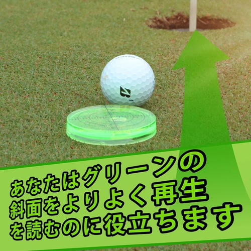  Golfupp 골프 퍼팅 수평기 그린 리더 타구 방향 세기 경사계 스팀프미터