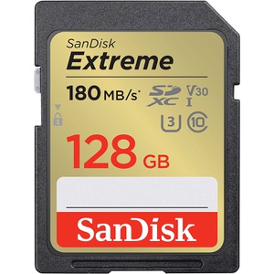 SanDisk 128GB Extreme SDXC UHS I 메모리카드 -C10/U3/V30/4K/UHD SD카드 