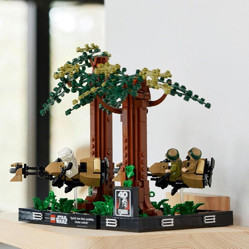  LEGO 스타워즈 엔도아 스피더 체이스 디오라마 75353 장난감 블록 