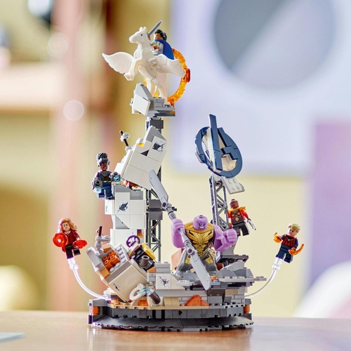  LEGO 슈퍼 히어로즈 엔드 게임 최종 결선 76266 장난감 블록 