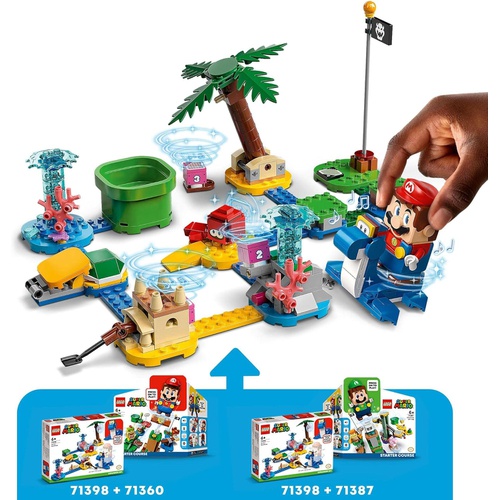  LEGO 슈퍼 마리오 도시 스위스 챌린지 71398 장난감 블록