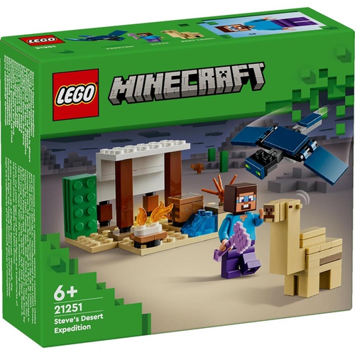  LEGO 마인크래프트 스티브의 사막 탐험 장난감 완구 블록 21251