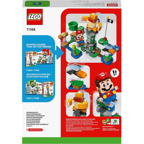  LEGO 슈퍼마리오 보스 KK의 그라그라 타워 챌린지 71388
