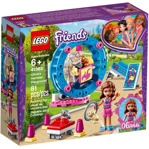 LEGO 프렌즈 올리비아와 햄스터 플레이랜드 41383 블록 장난감