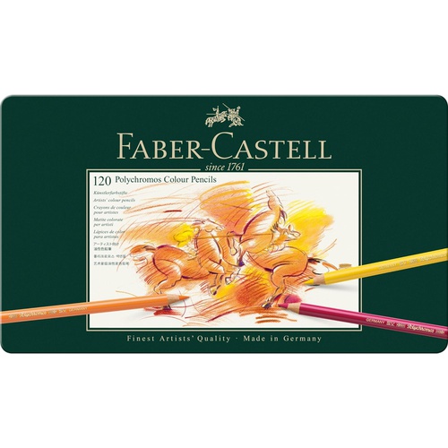  Generic Faber Castell 폴리크로모스 아티스트용 색연필 120개 세트