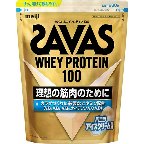  SAVAS 유청 단백질 100 바닐라 아이스크림 맛 980g