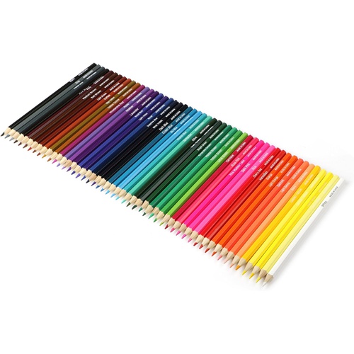  Souyos 색연필 50색 색칠공부 그림 재료 연필깎이 지우개 포함