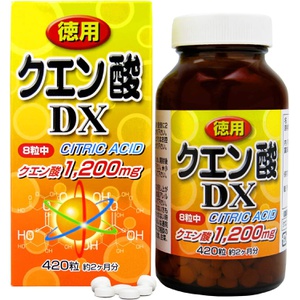 유키제약 구연산 DX52 420알 식용 보충제 