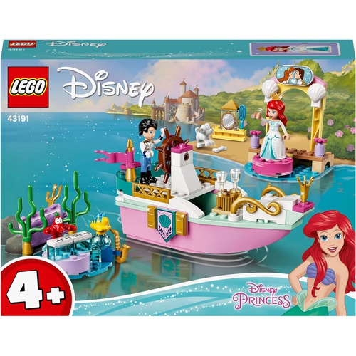  LEGO 디즈니 프린세스 아리엘의 바다 위 결혼식 43191 장난감 블록