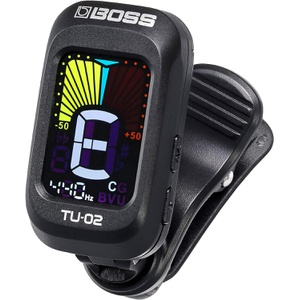 BOSS Clip On Tuner TU 02 컬러 디스플레이스 탑재