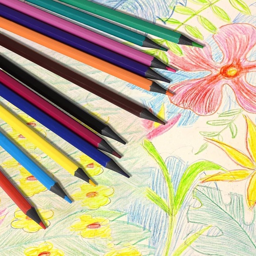  Ninonly 색연필 48색 유성 고순도 초보자 어린이용