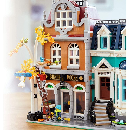  LEGO 크리에이터 엑스퍼트 모델 모듈러 빌딩 시리즈 거리의 서점 10270