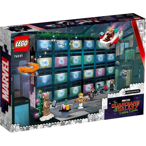  LEGO 슈퍼 히어로즈 마블 가디언즈 오브 갤럭시 어드벤트 캘린더 76231 장난감 블록