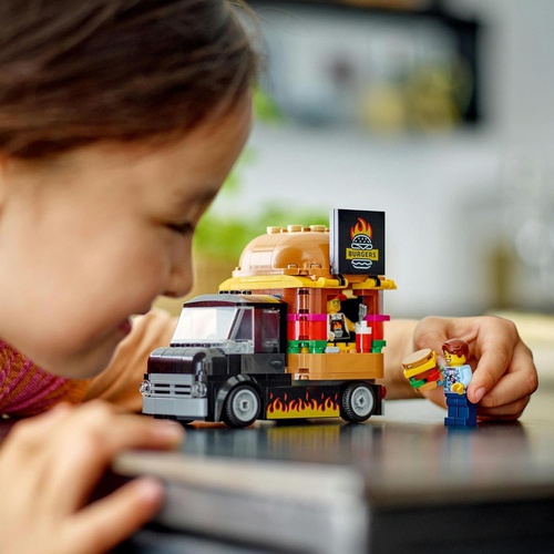  LEGO 시티 버거 트럭 장난감 완구 블록 미니카 60404