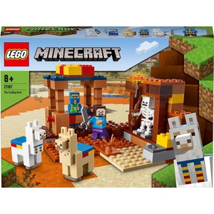 LEGO 마인크래프트 마을 사람들의 교역소 21167 장난감 블록